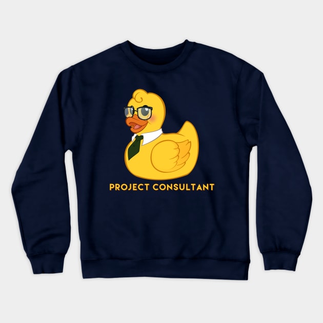 Project Consultant Crewneck Sweatshirt by QuirkySphinx